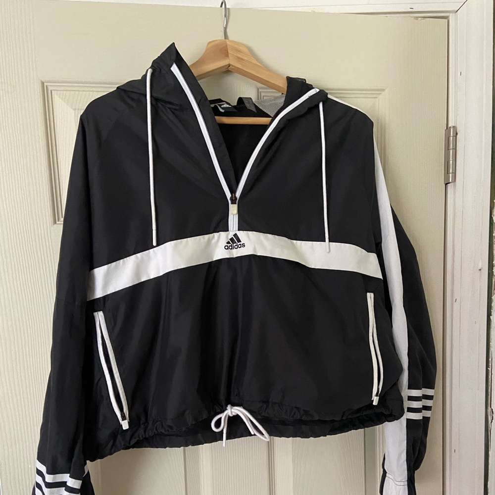 Cropped Adidas Windbreaker